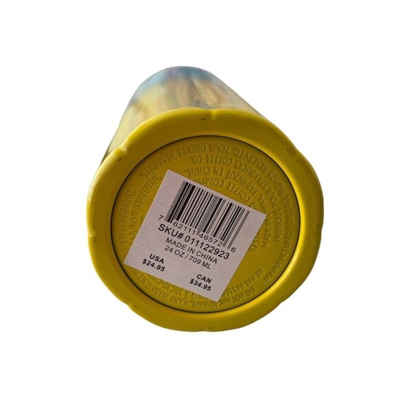 Starbucks 2021 Blue & Yellow Ombre Stainless Steel 24Oz Cold Cup New - Picture 5 of 5